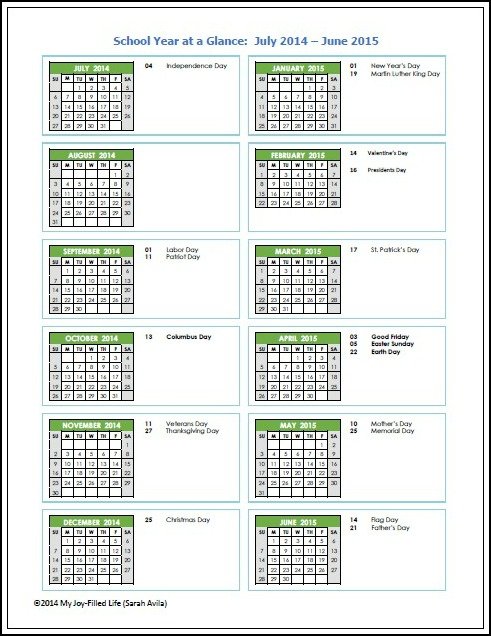 Search Results For 2015 Year At A Glance Printable Calendar 2015