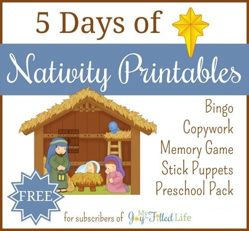 5 Days of Nativity Printables 500 1 1