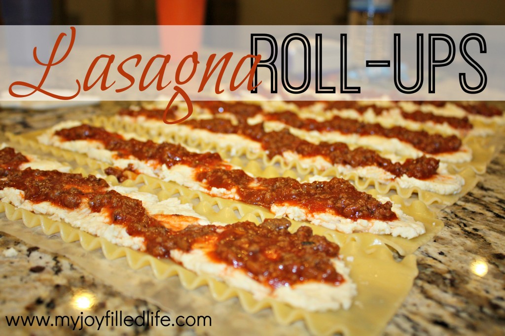 Lasagna Roll ups