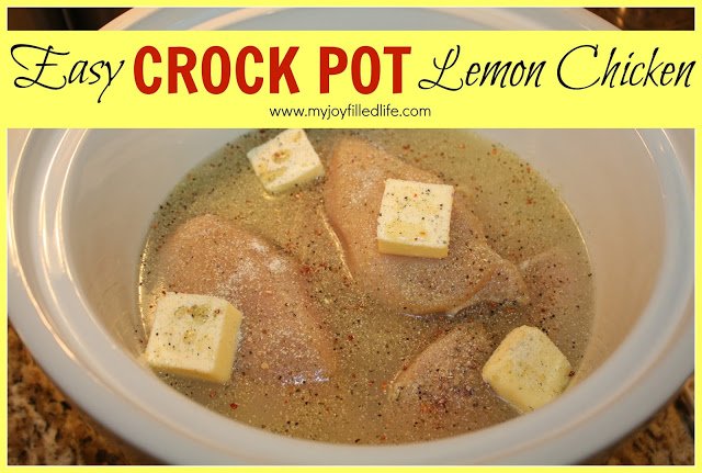Easy Crock pot Lemon Chicken
