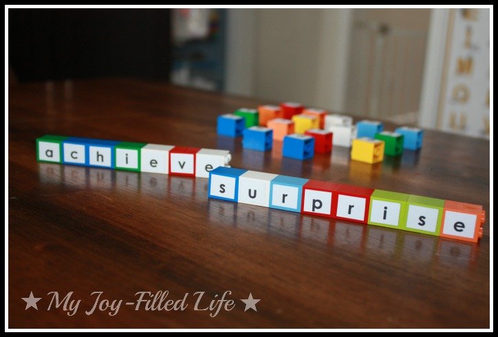 Lego spelling