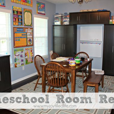 Homeschool Room Reveal