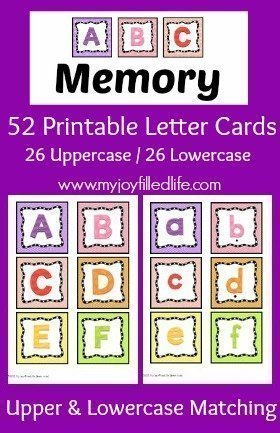 ABC Memory Game - Design Letters