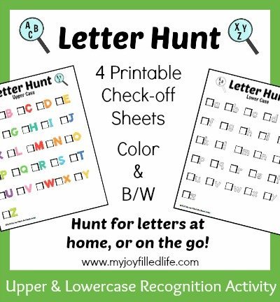 Letter Hunt Graphic