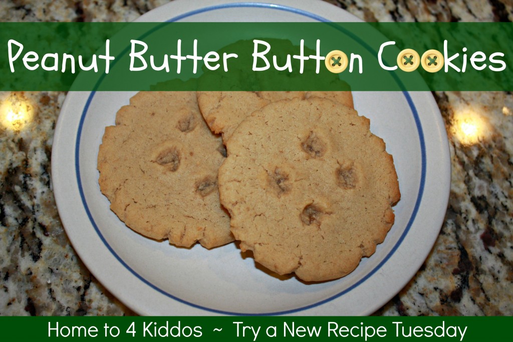 Peanut butter button cookies