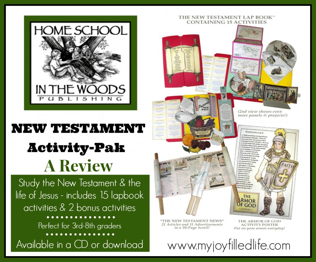 Homeschool in the Woods New Testament Activity Pak Review