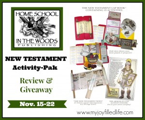 Homeschool in the woods review and giveaway