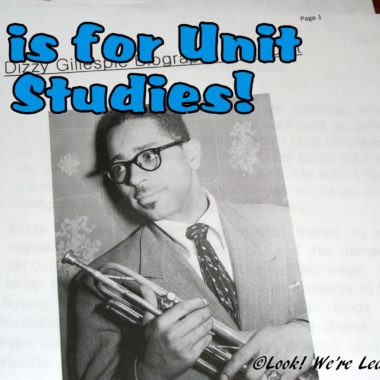 U is for Unit Studies - The ABCs of Homeschooling