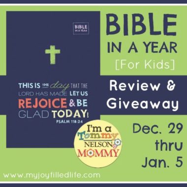 Bible in a Year Review and Giveaway