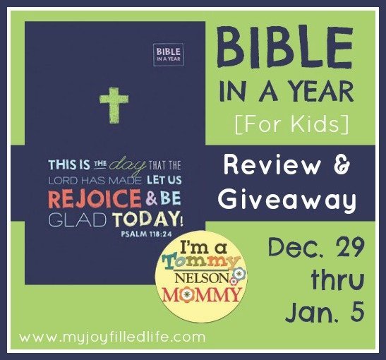 Bible in a Year Review and Giveaway