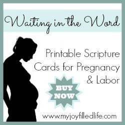 Waiting in the Word Scripture Cards 