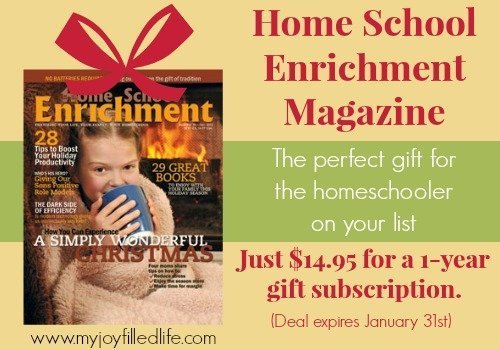 Homeschool Enrichment Magazine - gift subscription 14.95