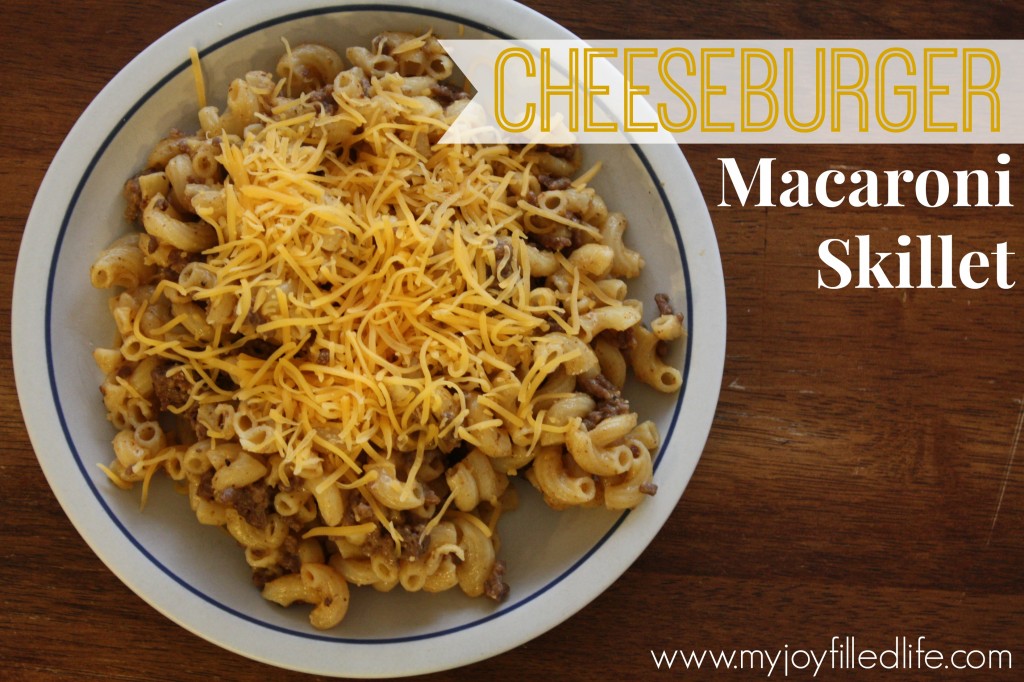 Cheeseburger Macaroni Skillet