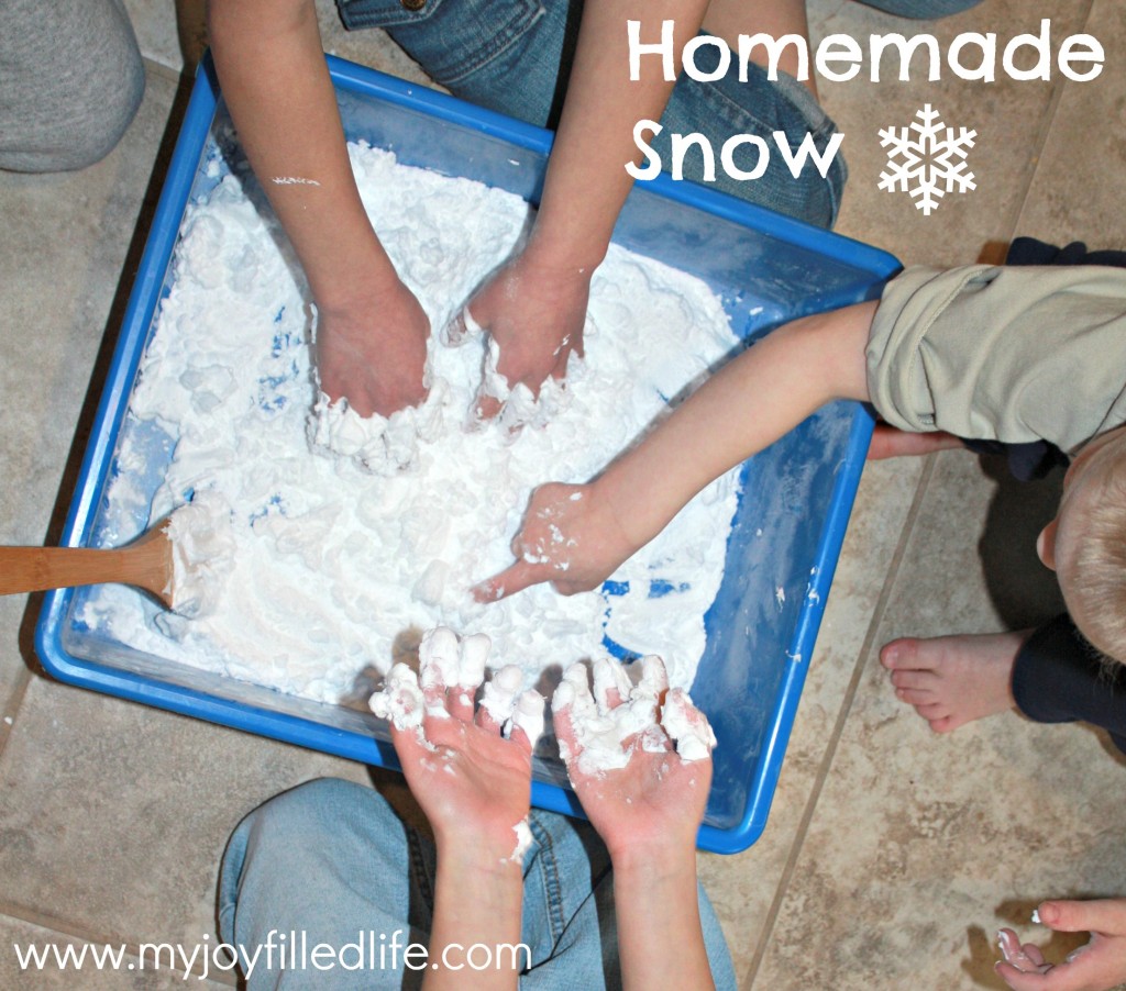 Homemade snow