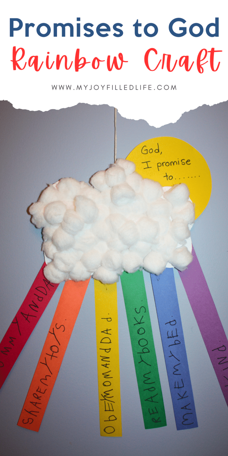My Promises to God Craft - My Joy-Filled Life