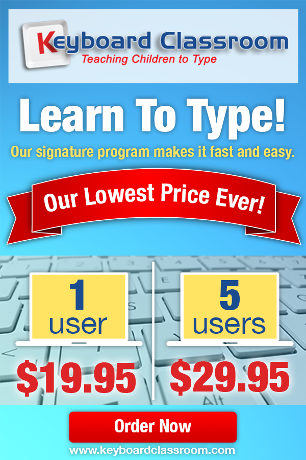 Help Your Child Become a Proficient Typist with Keyboard Classroom - perfect for homeschoolers 