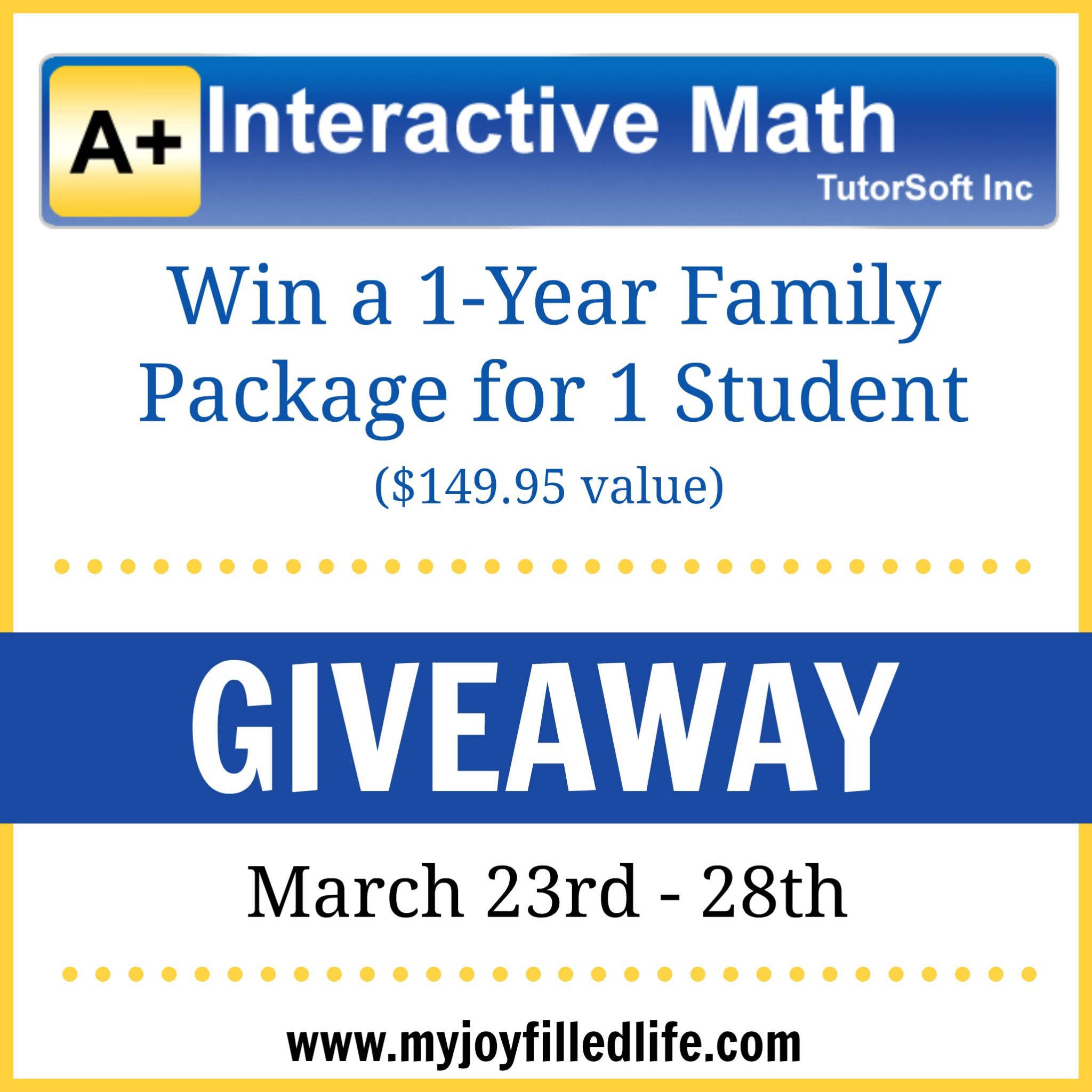 A+ Interactive Math Giveaway