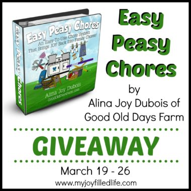 Easy Peasy Chores Giveaway