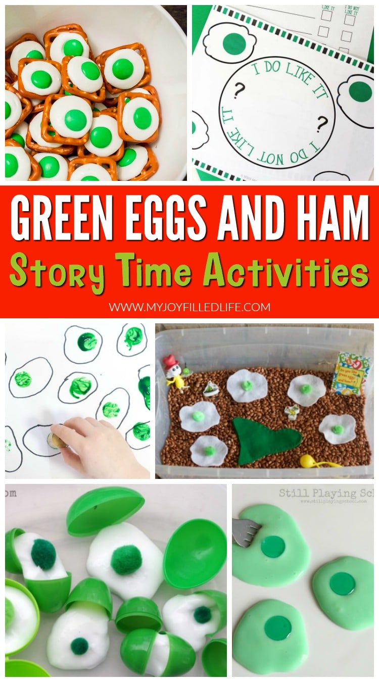 Green Eggs and Ham activities to make story time even more fun and memorable! #drseuss #storytime 