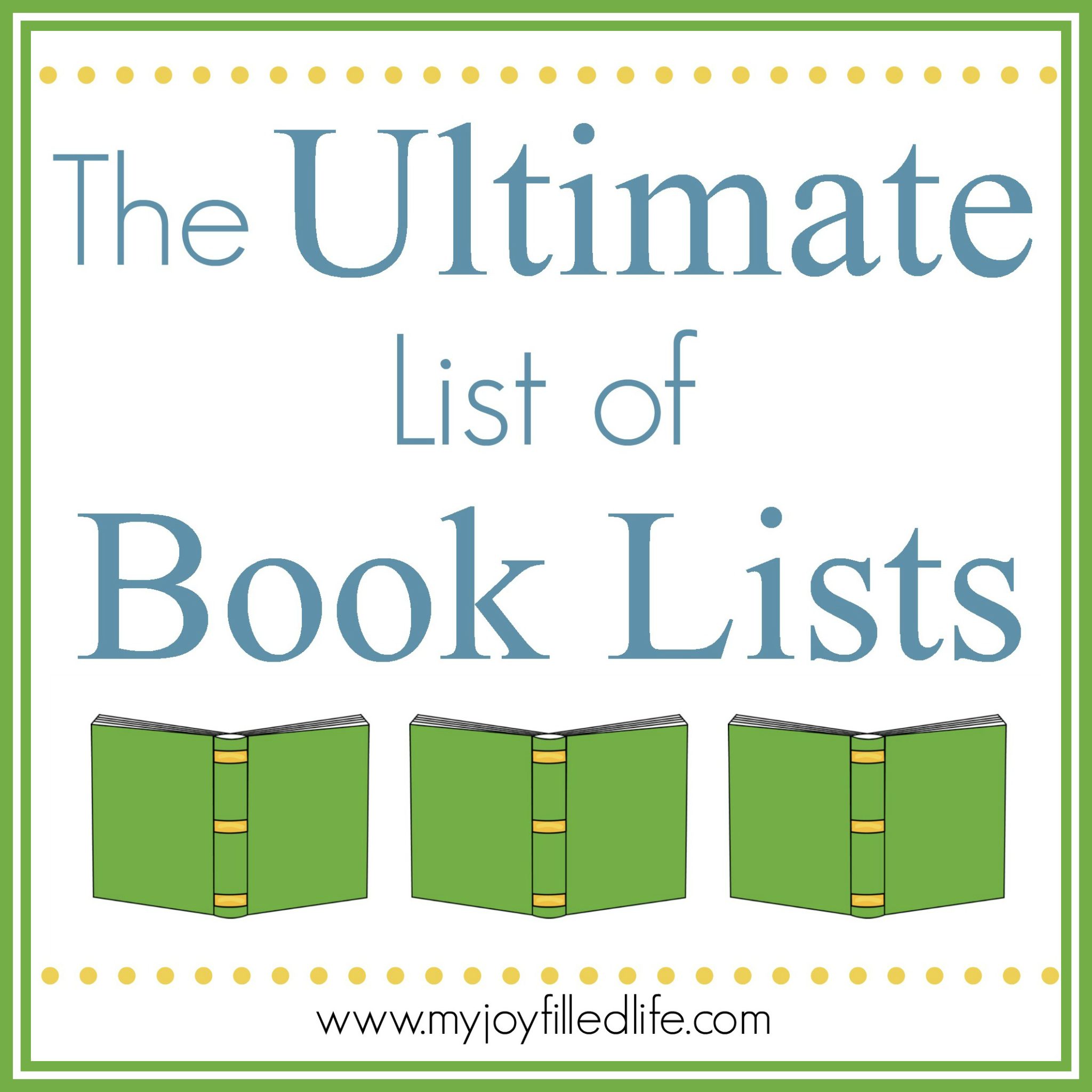 The Ultimate List of Book Lists