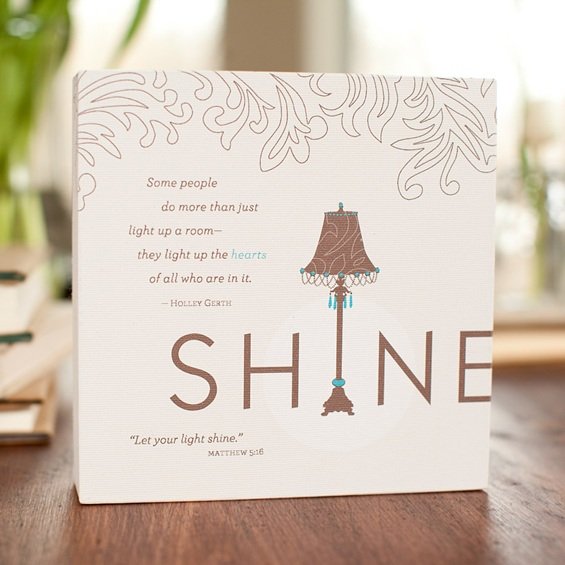 shine plaque