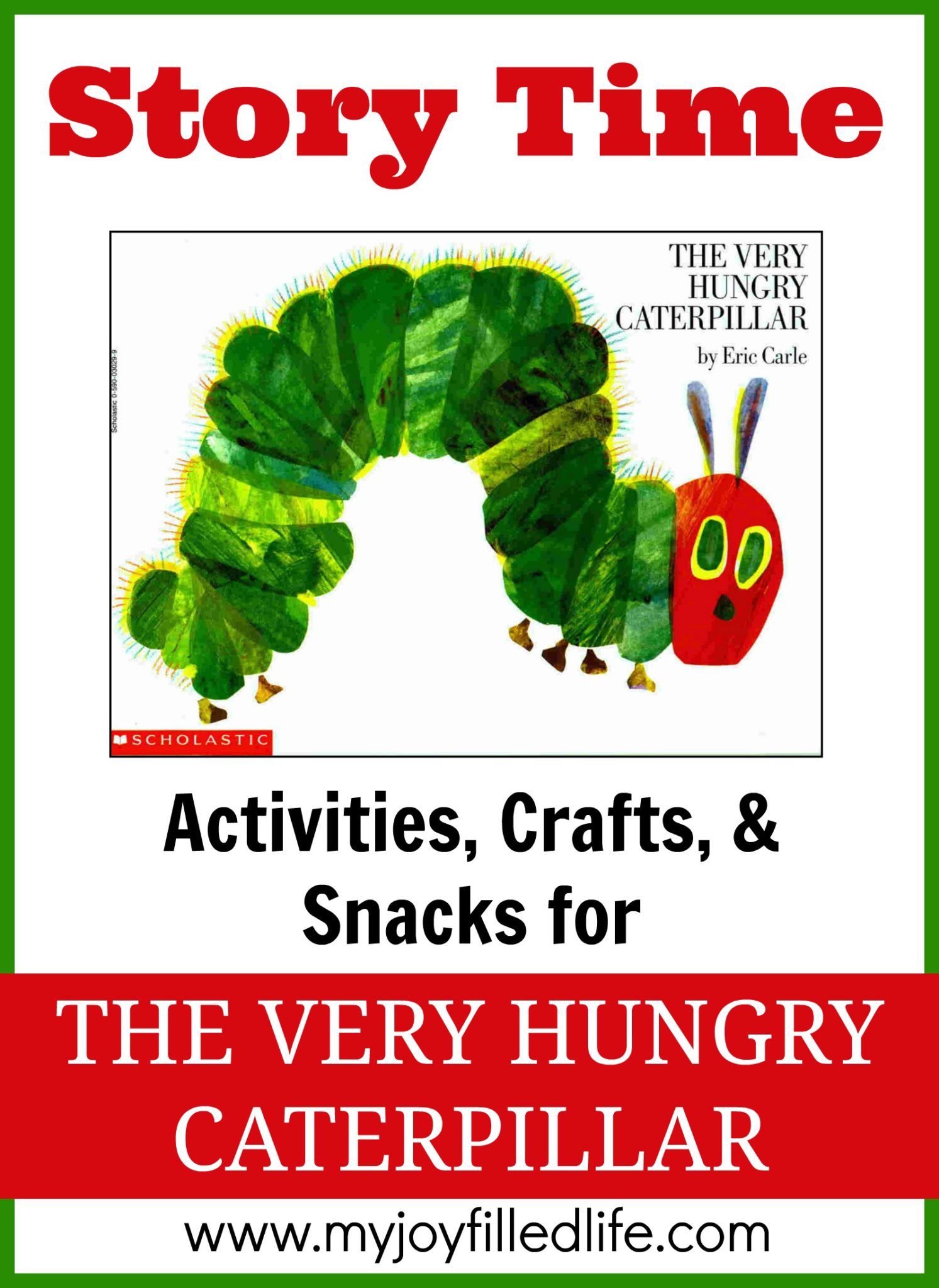 The Very Hungry Caterpillar Printable Story