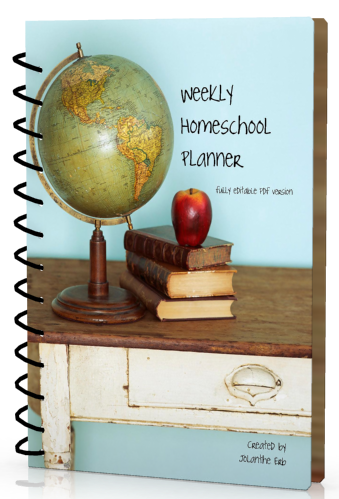 weekly homeschool planner