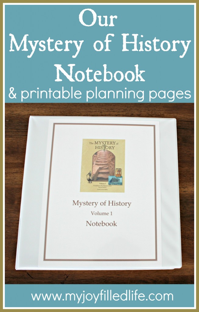 Our Mystery of History Notebook