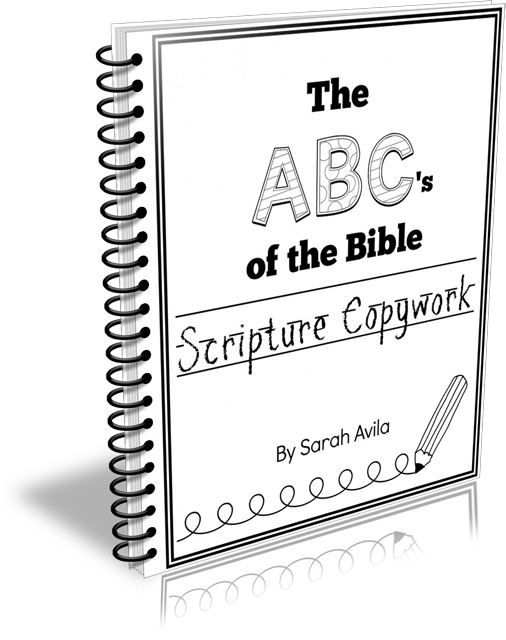 The ABCs of the Bible Scripture Copywork 3d