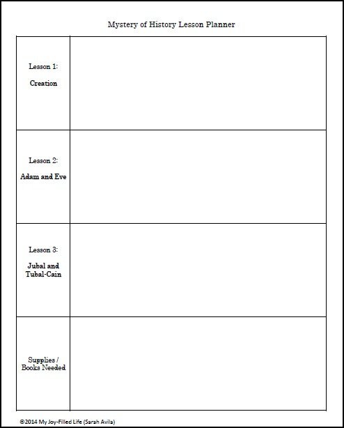 moh lesson planner