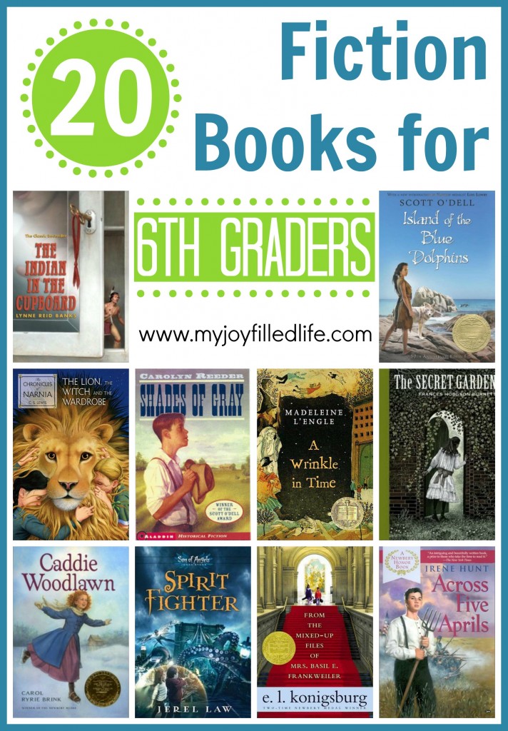 20 Fiction Books for 6th Graders