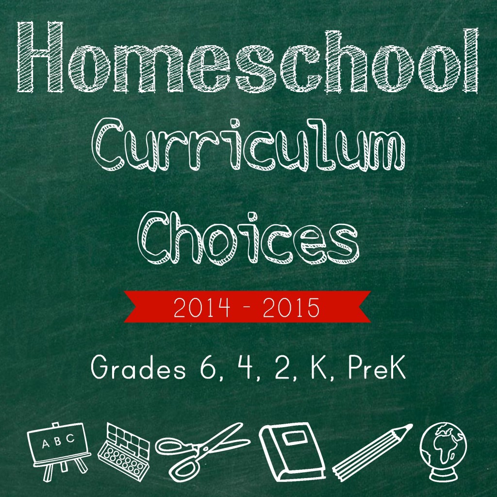 Homeschool Curriculum Choices 2014-2015