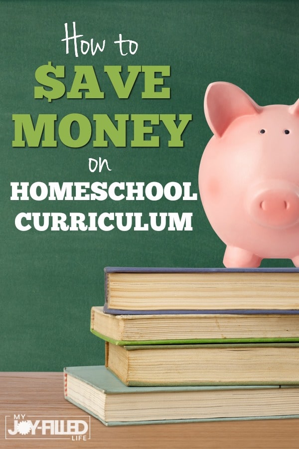 Homeschooling doesn't have to be expensive.  Here is a list of ways to help you save money on homeschool curriculum. #thriftyhomeschool #homeschooling #savemoney #homeschoollife