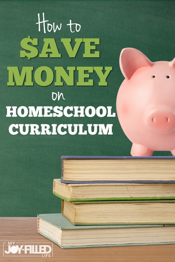 Homeschooling doesn't have to be expensive. Here is a list of ways to help you save money on homeschool curriculum. #thriftyhomeschool #homeschooling #savemoney #homeschoollife