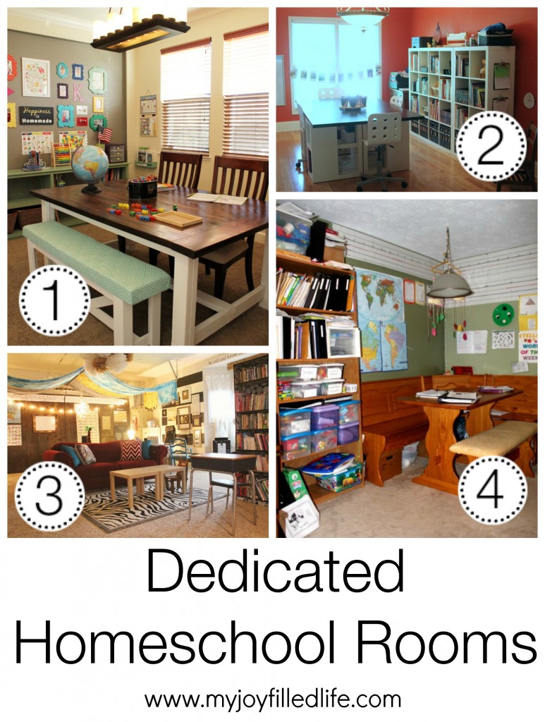 Dedicated Homeschool rooms