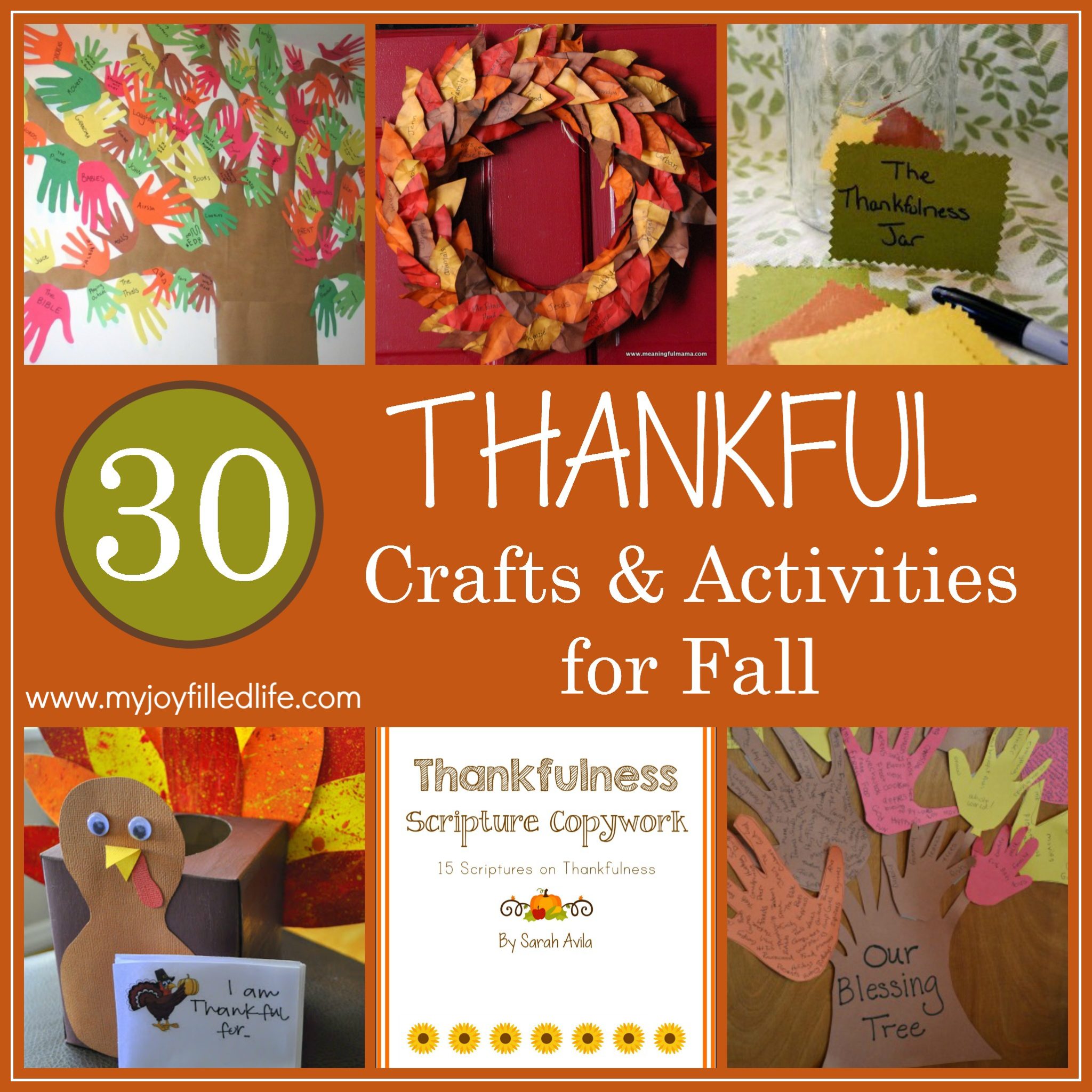 30 Thankful Crafts And Activities For Fall My Joy Filled Life