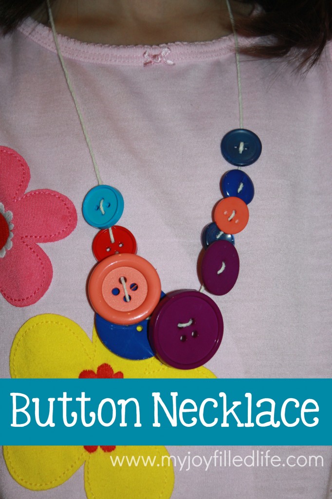Button Necklace