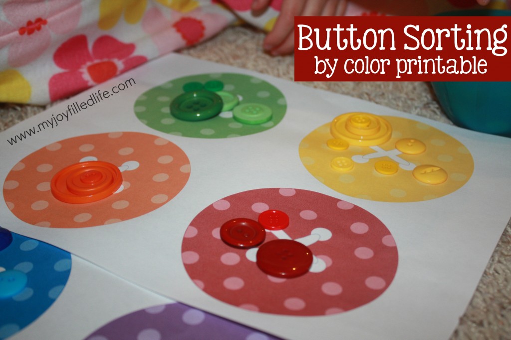 Button Sorting Color