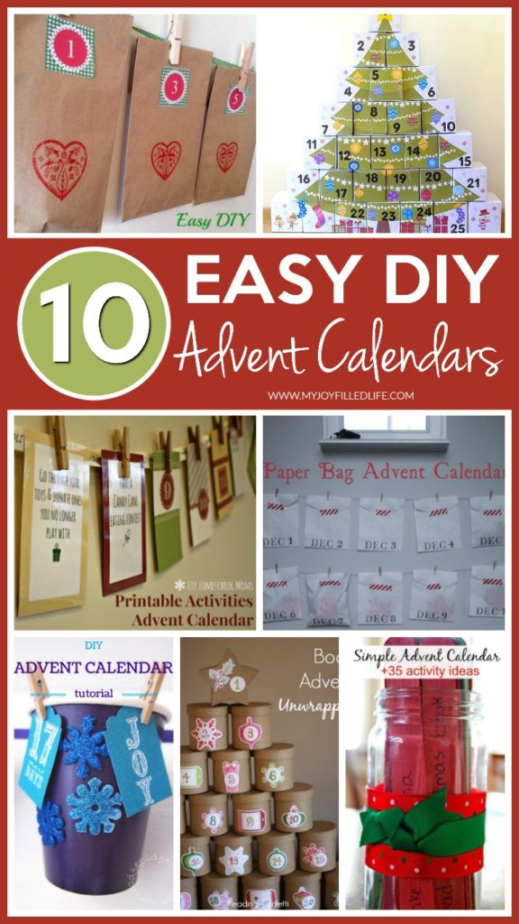 10 Easy DIY Advent Calendars My JoyFilled Life