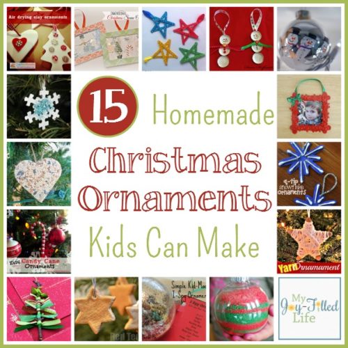 Homemade Christmas Ornaments Kids Can Make - My Joy-Filled Life