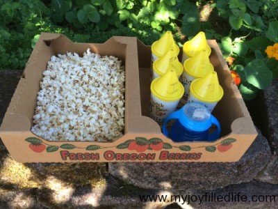 Popcorn snack for kids
