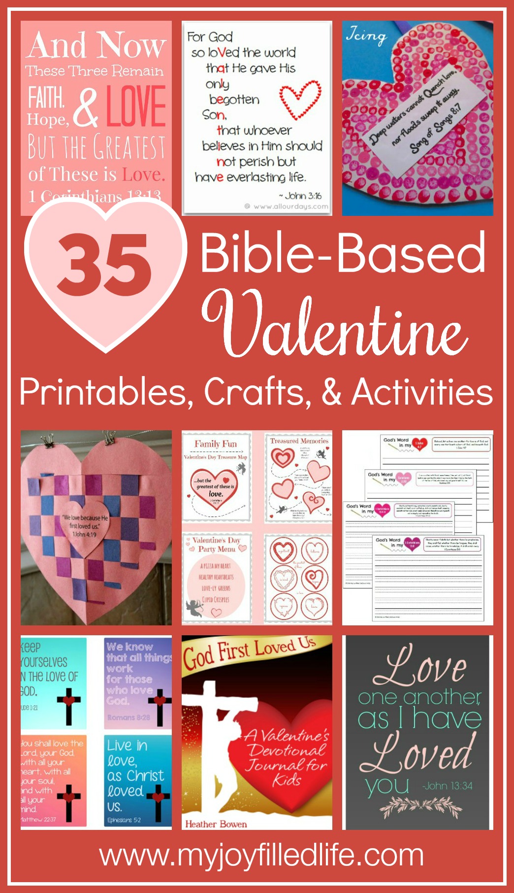 35 Bible-Based Valentine Printables, Crafts, & Activities - My Joy