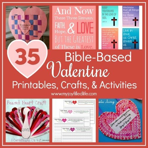 35 Bible-Based Valentine Printables, Crafts, & Activities