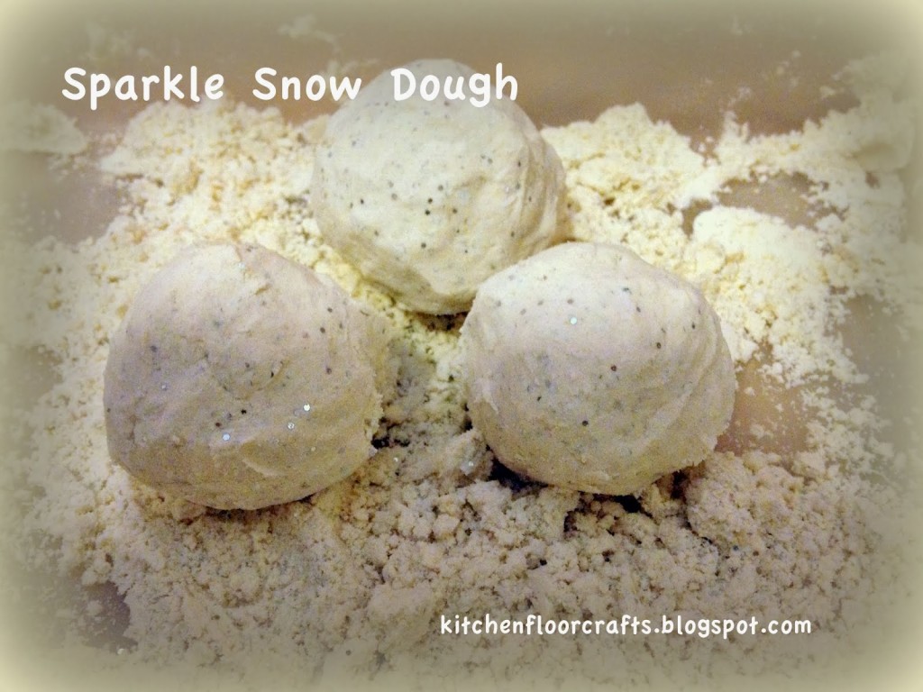 Make Your Own Sparkle Snow ~ Recipe