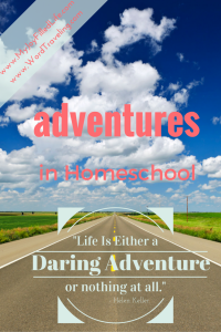 Adventures in Homeschooling - Inspiration, encouragement, and tips on taking your homeschool outside your four walls and into the world.