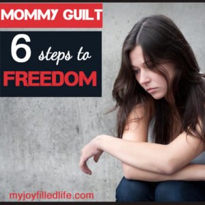 Mommy guilt can destroy us if left unchecked. But is our guilt rooted in conviction or condemnation? Here's how to find out and 6 steps to freedom.