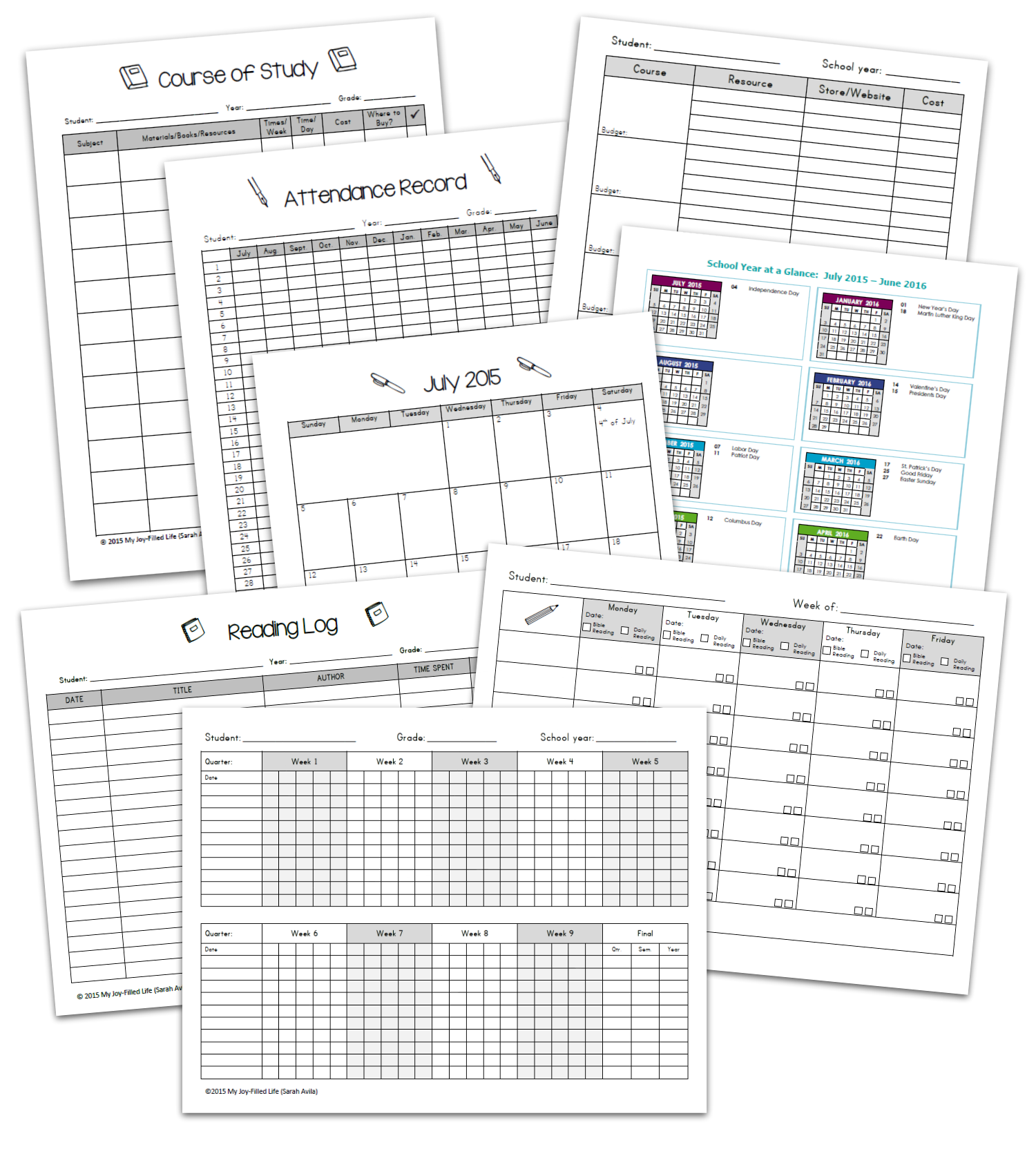 Homeschool Planning Resources & FREE Printable Planning ...