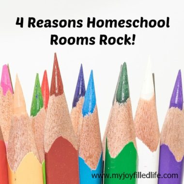 There are so many benefits to having a homeschool room. Here are 4 reasons homeschool rooms rock!