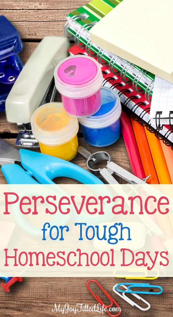 Here are seven tips to encourage you to keep up the fight on those tough homeschool days. #homeschool #homeschoolencouragement