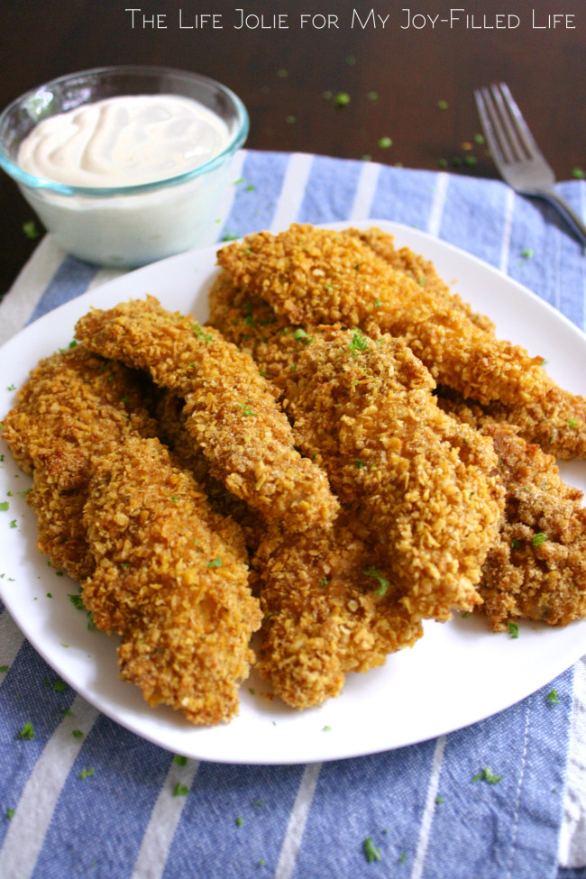 This delicious Corn Flake Crusted Chicken is family-friendly and super easy to make. You get the combination of zesty Ranch seasoning with the crunch of the Corn Flakes. CLick on the photo to read more...